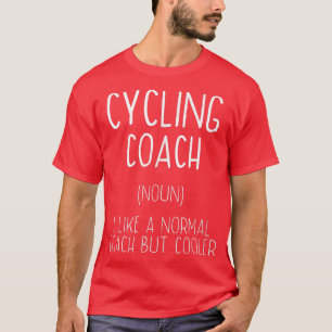 Camiseta Ciclagem Definição de Treinador Engraçado Ciclista