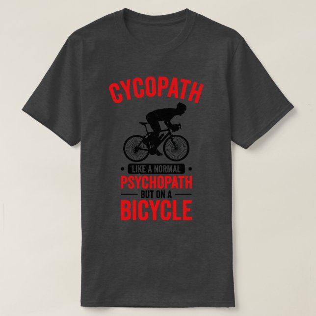 Camiseta Ciclagem Engraçado Cavaleiros Ciclista Ciclo Monta (Frente do Design)