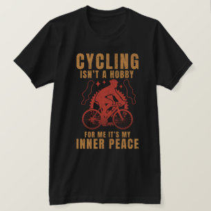 CAMISETA CICLAGEM NÃO É UM HOBBY PARA MIM É MINHA PAZ INTER