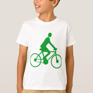 Camiseta Ciclagem - verde de grama