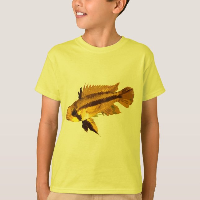 Camiseta Ciclídeo Anão (Frente)