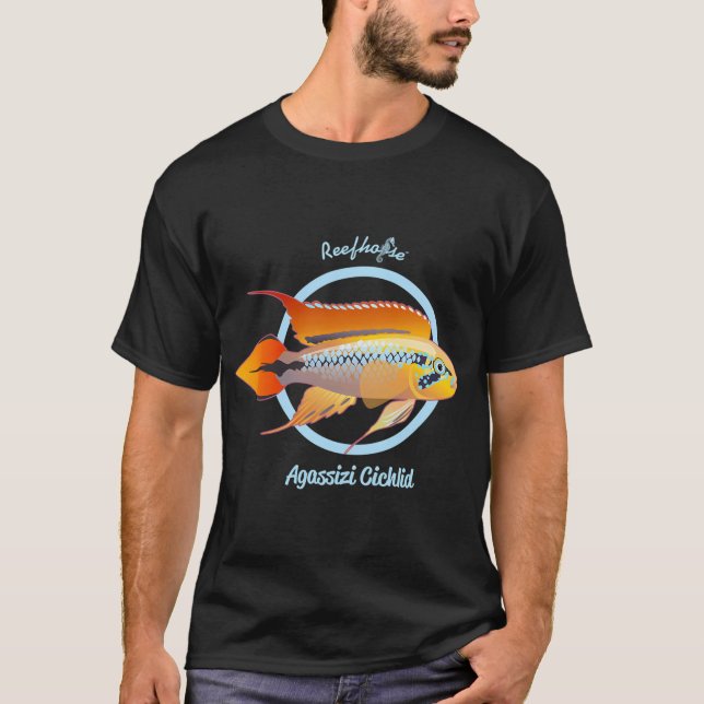 Camiseta Ciclídeo de Agassiz (Frente)