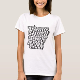 Camiseta Ciclismo de Bicicleta Antiga Arkansas Ciclismo de