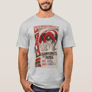 Camiseta Ciclismo de design retro do art deco dos anos 30