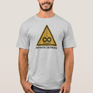 Camiseta Ciclismo de Dois Rodas com Desvios Infinitos