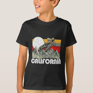 Camiseta Ciclismo de Montanha Califórnia Vibe Vintage Retro