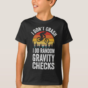 Camiseta Ciclismo de Montanha Eu Não Sofro Acidentes Faço V