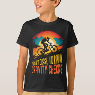 Camiseta Ciclismo de Montanha Eu Não Sofro Acidentes Faço V