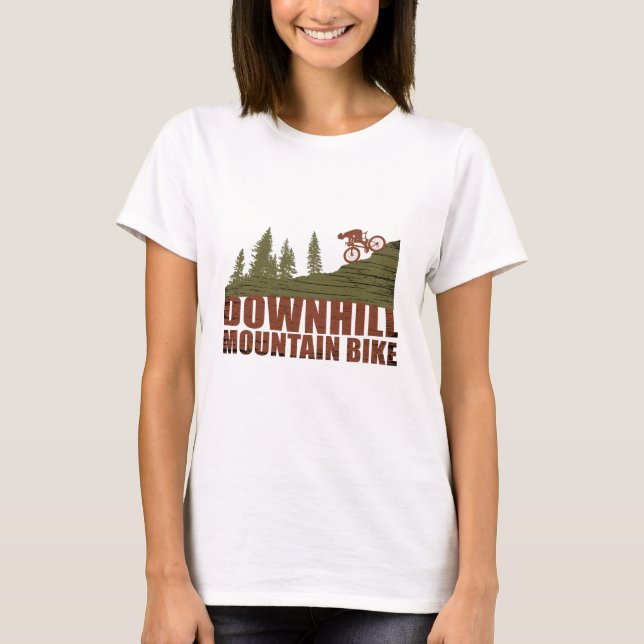 Camiseta Ciclismo de Montanha MTB Downhill (Frente)
