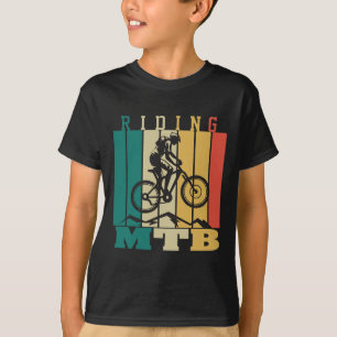 Camiseta Ciclismo de Montanha Nunca Fica Mais Fácil Downhil