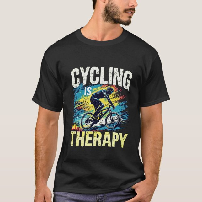 Camiseta Ciclismo É Minha Terapia (Frente)