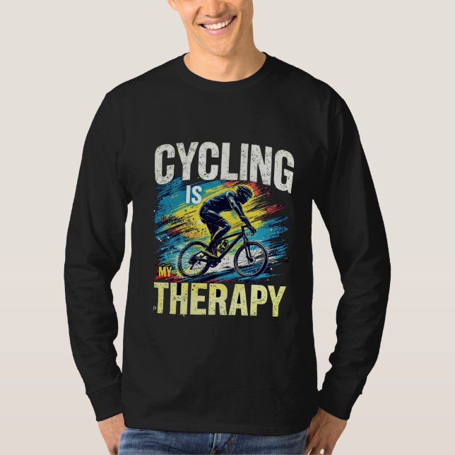 Camiseta Ciclismo É Minha Terapia (Frente)