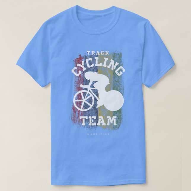Camiseta Ciclismo em bicicleta rodoviária Maurícia, bicicle (Frente do Design)