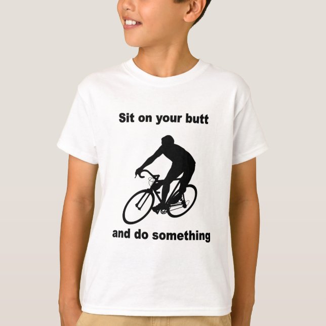 Camiseta Ciclismo engraçado (Frente)