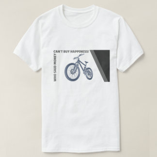 Camiseta Ciclismo engraçado - o dinheiro não pode por você