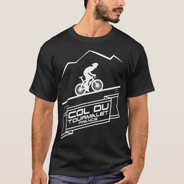 Camiseta Ciclismo famoso do Col Du Tourmalet Estrada (Frente)