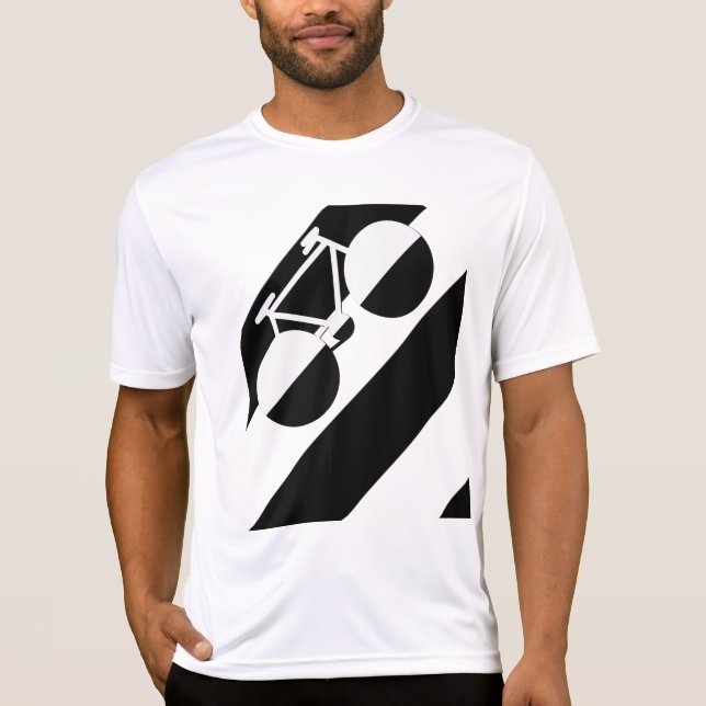 Camiseta ciclismo moderno vista de bicicleta (Frente)