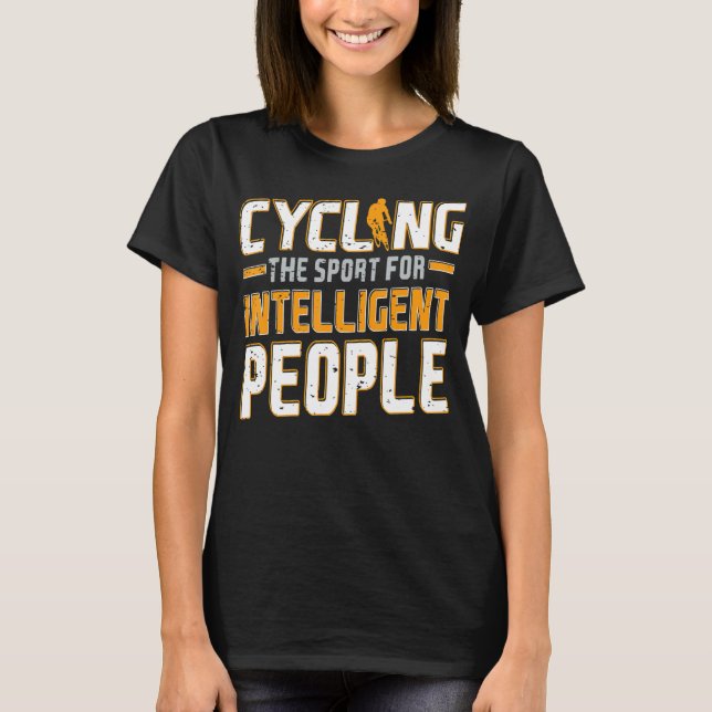 Camiseta Ciclismo Para Pessoas Inteligentes Bic (Frente)