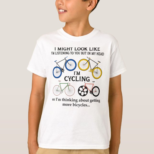 Camiseta Ciclismo, posso parecer que estou te ouvindo (Frente)