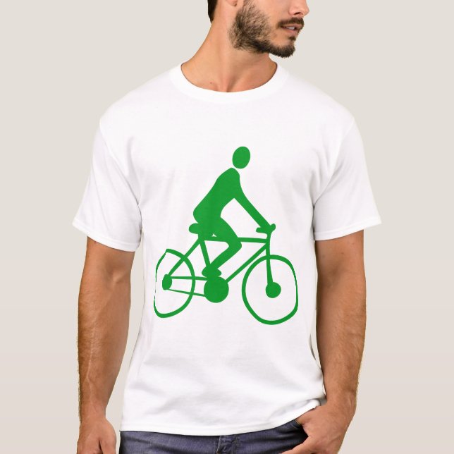 Camiseta Ciclismo - Verde-Grama (Frente)