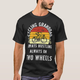 Camiseta Ciclismo Vovô Sempre Trabalhando Sempre Em Duas Ro