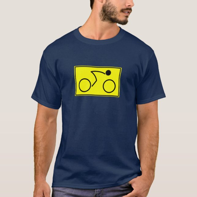 Camiseta Ciclista (amarelo) (Frente)