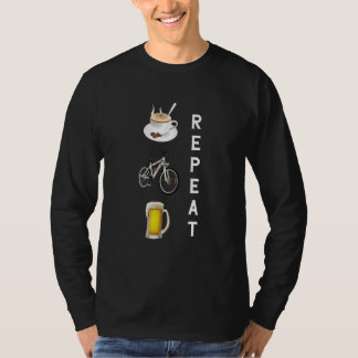 Camiseta Ciclista  Café Ciclismo Repita Bicicleta   HH