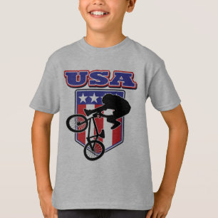 Camiseta Ciclista de BMX dos EUA