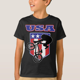 Camiseta Ciclista de BMX dos EUA