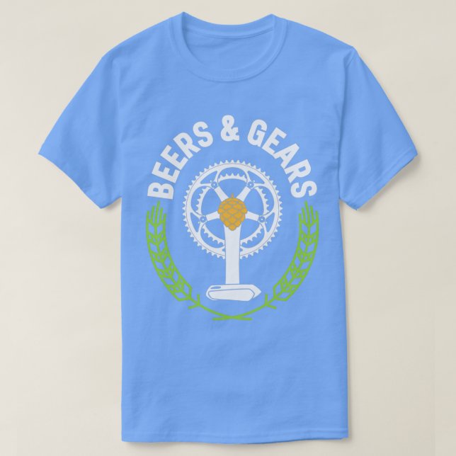 Camiseta Ciclista de Cerveja e Ursas 2 (Frente do Design)