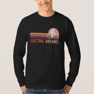 Camiseta Ciclista de E-Bike SONHOS ELÉTRICOS EBike Engraçad