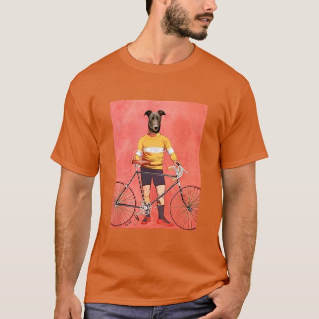 Camiseta Ciclista de Greyhound 2 (Frente)