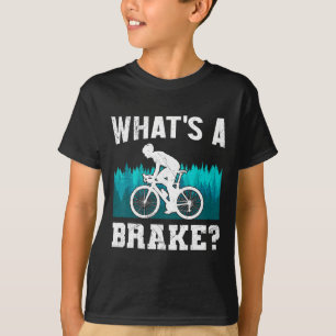 Camiseta Ciclista de Montanha O Que é Um Freio Mtb Divertid
