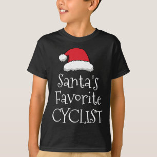 Camiseta Ciclista Favorita Santas - Ciclismo Engraçado de N