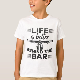 Camiseta Ciclista I A vida é melhor atrás do R I Mountain B