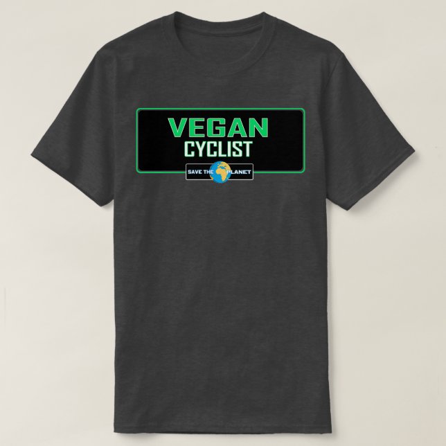 Camiseta ciclista Vegan (Frente do Design)