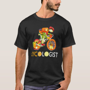 Camiseta Ciclista Vegano Engraçado Bicicleta Corrida Ciclis
