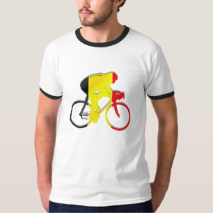 Camiseta Ciclistas belgas da engrenagem de Bélgica Bicyle
