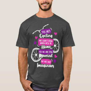 Camiseta Ciclistas Engraçados Esposa Presente