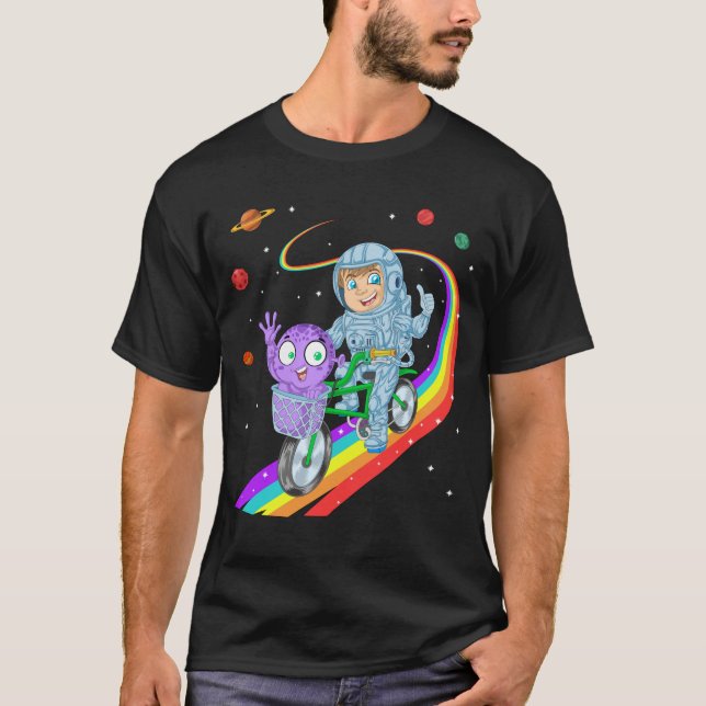 Camiseta Ciclo astronauta (Frente)