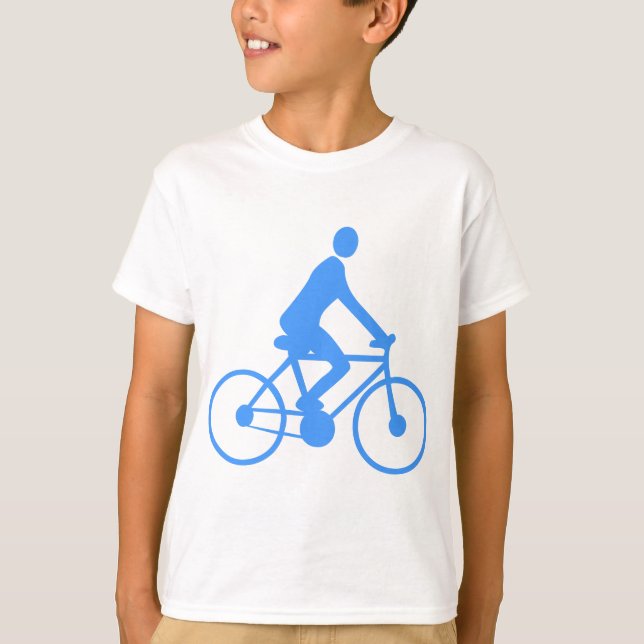 Camiseta Ciclo - Azul Bebê (Frente)
