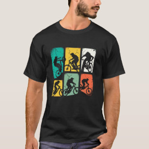 Camiseta Ciclo Bicicleta BMX Bicicleta Retro BMX