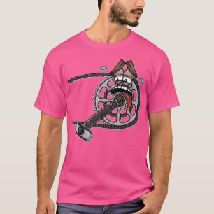 Camiseta Ciclo de Bicicleta de Bicicleta de andando de bici
