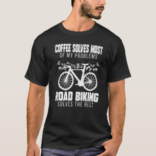 Camiseta Ciclo De Bicicleta E Café Biker Bike