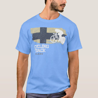 Camiseta Ciclo de bicicleta rodoviária das mulheres na Finl