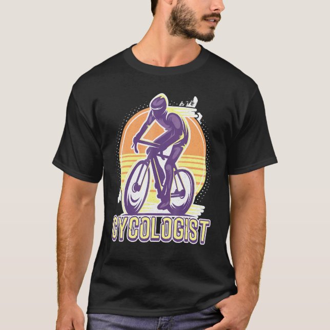 Camiseta Ciclo de Ciclo Eletro-Ciclo do Cicologista E Bike (Frente)