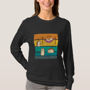 Camiseta Ciclo de comer dormir repetir ouriço fofo desenho