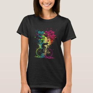 Camiseta Ciclo de Corrida de Bike Splash Racing Bicycle Ret