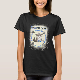 Camiseta Ciclo de Diabetes de Gato Sensibilização Sanitária
