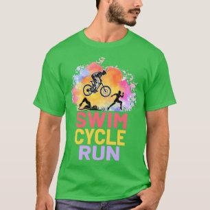 Camiseta Ciclo de Natação Triathlon Triathlon Triathlon Tri
